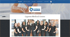 Desktop Screenshot of cypressmedicalcenter.com